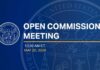 May 2026 Open Commission Meeting