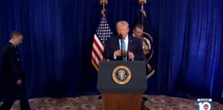 Trump reports calling off strike on Iran