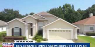 Gov. Desantis unveils new property tax plan