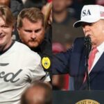 Heckler thrown out of Trump speech as crowd goes wild with USA chants