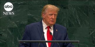 Trump threatens to "annihilate" Iran in UN speech